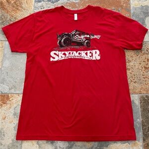Skyjacker Jeep Patriotic Red Men's T-Shirt
